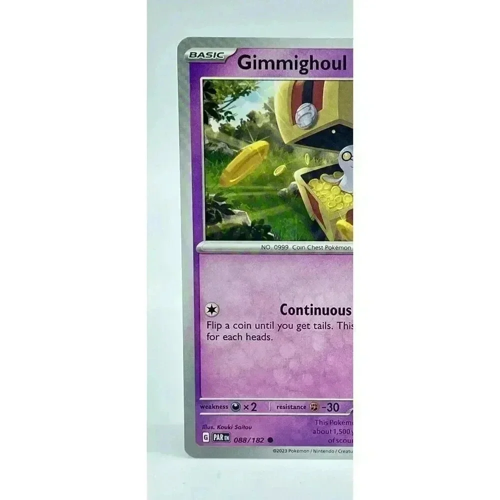 Gimmighoul 088/182 Scarlet & Violet Paradox Rift Pokemon TCG Non Holo 2023‎ NM